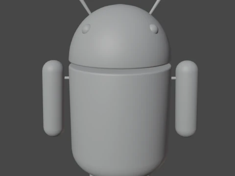 Android Robot 07 3D Модель