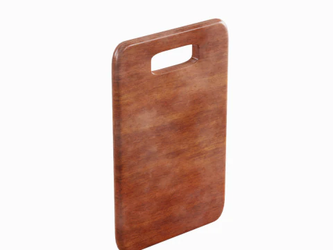 カッティングボード01 3Dモデル