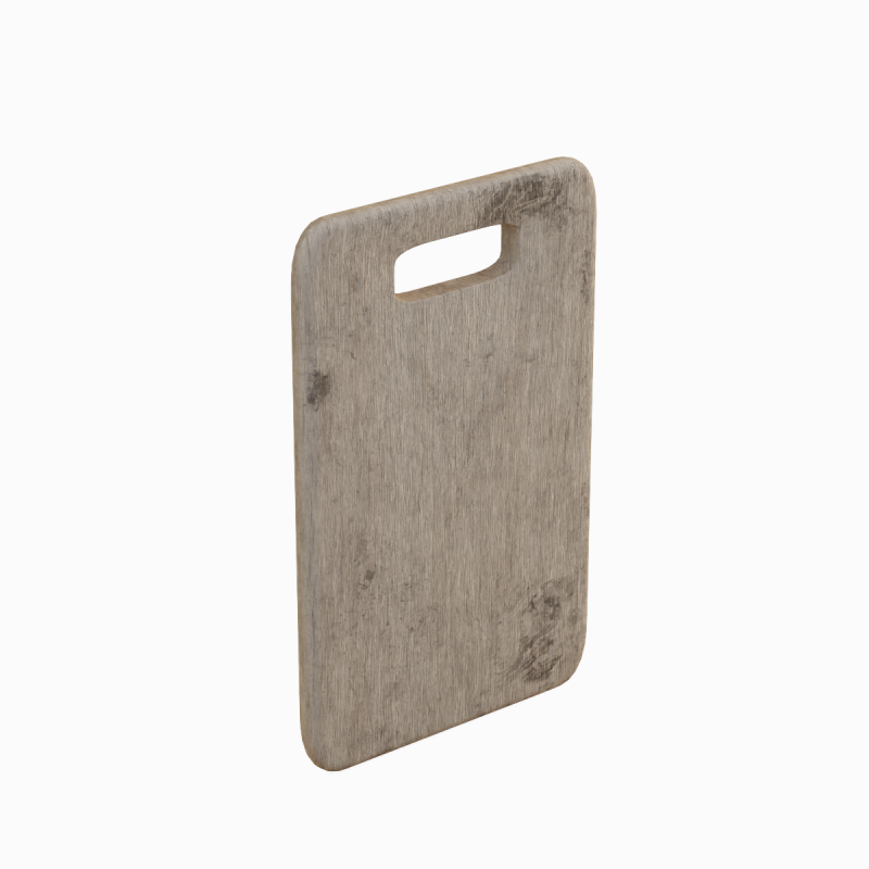 Cutting Board 02 3D Model .c4d .max .obj .3ds .fbx .stl .blend