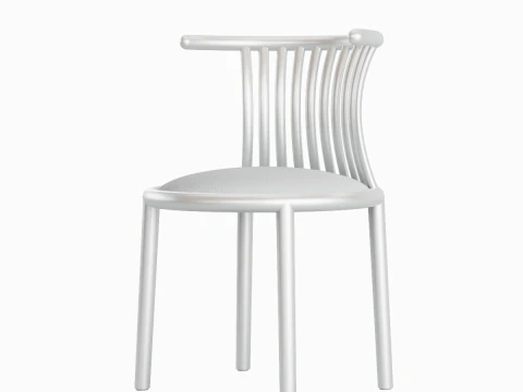 Curved Iron Chair 04 3D Model