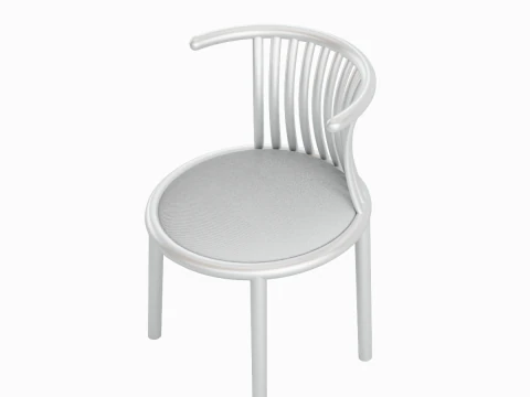 Curved Iron Chair 04 3D Model