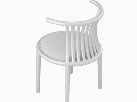 Curved Iron Chair 04 3D Model