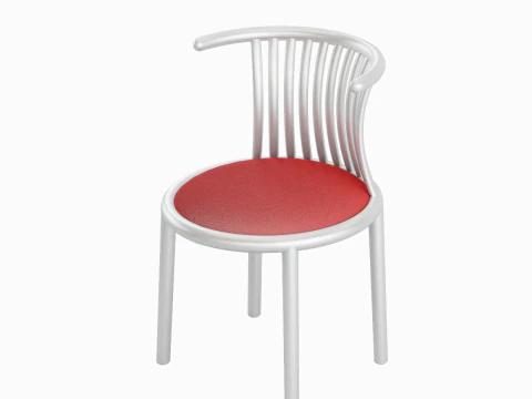 Kavisli Demir Sandalye 05 3D Model