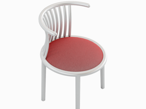 Curved Iron Chair 05 Modèle 3D