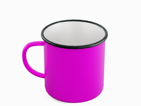 Iron Mug 05 3D Model