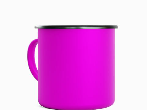 Iron Mug 05 Model 3D
