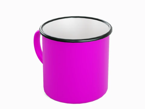 Iron Mug 05 3D Model