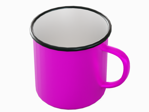 Iron Mug 05 Model 3D