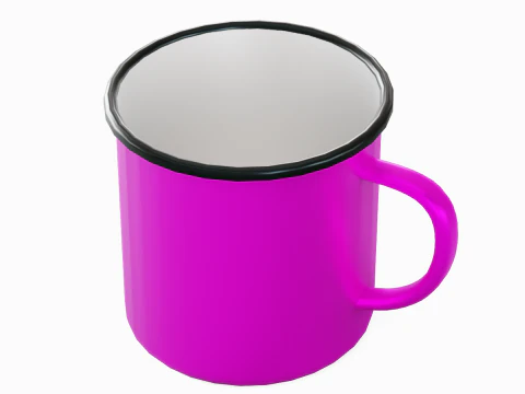 Iron Mug 05 3D Model