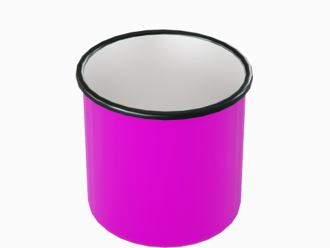 Iron Mug 05 Model 3D