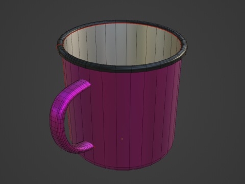 Iron Mug 05 Model 3D