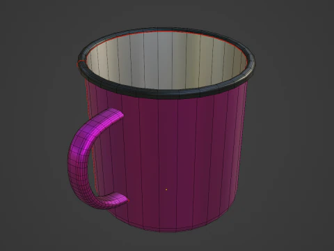 Iron Mug 05 3D Model