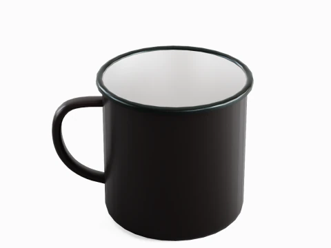 Железная кружка 06 3D Модель