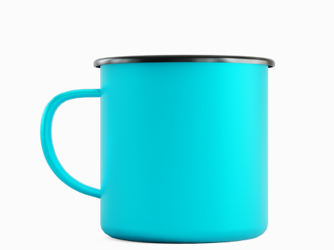 Iron Mug 08 3D 모델