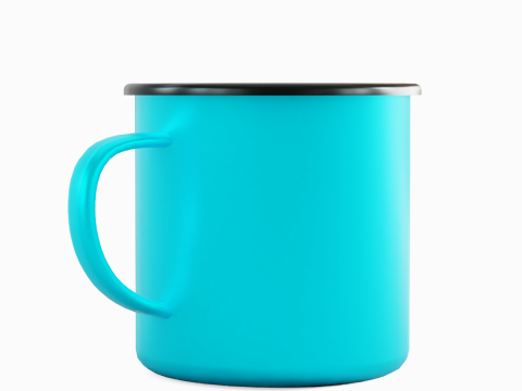 Iron Mug 08 3D 모델