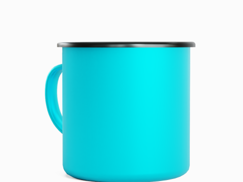 Iron Mug 08 3D 모델