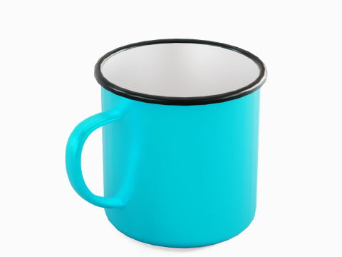 Iron Mug 08 3D 모델