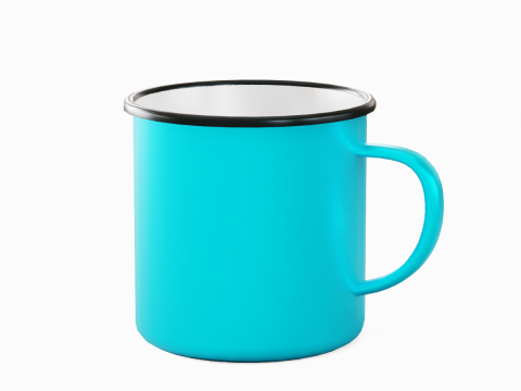Iron Mug 08 3D 모델