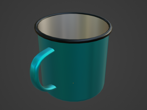 Iron Mug 08 3D 모델