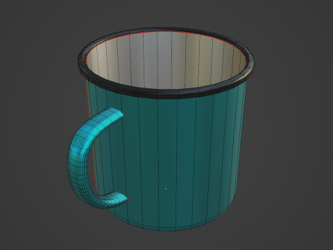 Iron Mug 08 3D 모델