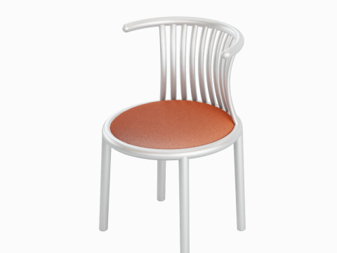 Curved Iron Chair 06 Model 3D