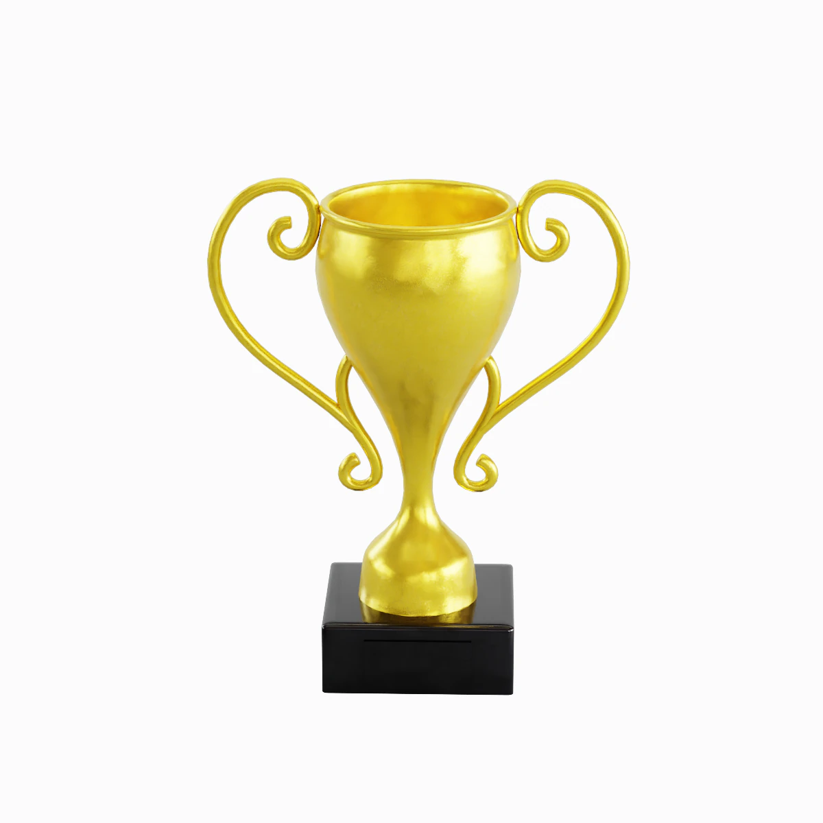 Gold Trophy Cup 04 3D Model .c4d .max .obj .3ds .fbx .stl .blend 