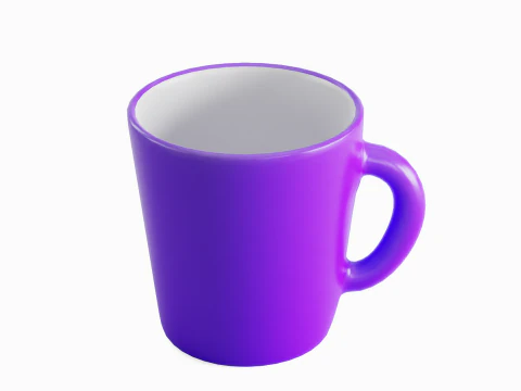 X&iacute;cara de Caf&eacute; 06 Modelo 3D