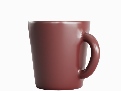 Coffee Cup 08 3D Model