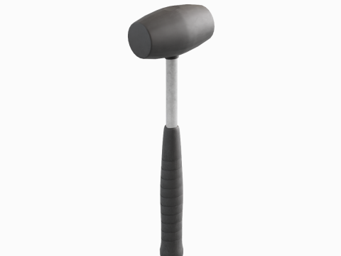 Industrial Rubber Hammer B 01 3Dモデル
