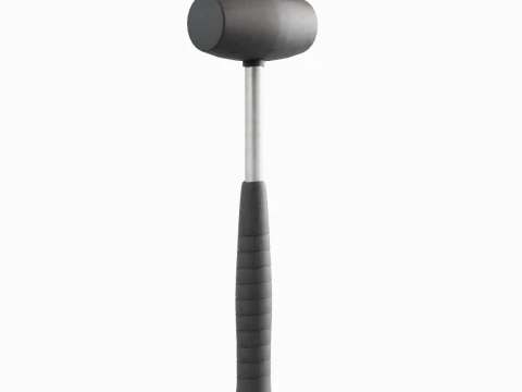 Industrial Rubber Hammer B 01 3D Model