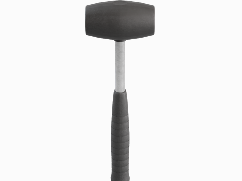 Industrial Rubber Hammer B 01 Model 3D