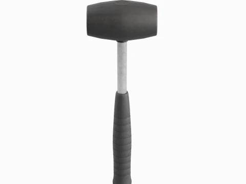 Industrial Rubber Hammer B 01 3D Model