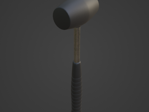 Industrial Rubber Hammer B 01 Model 3D