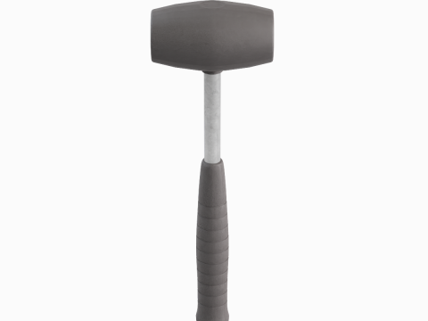 Industrial Rubber Hammer B 02 3D-Modell