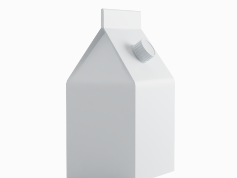 Packing Milk 01 3Dモデル