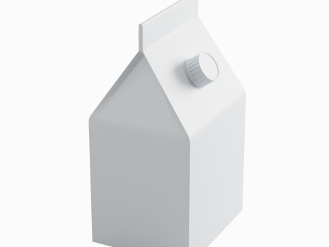 Packing Milk 01 3Dモデル