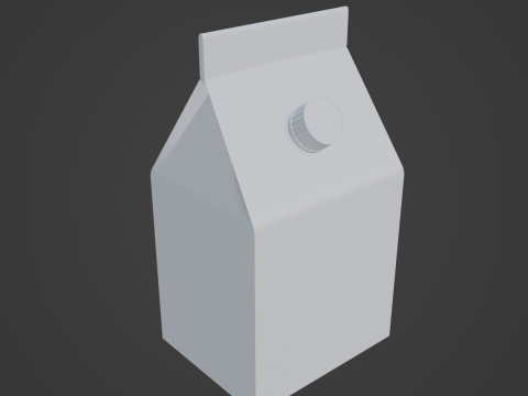 Packing Milk 01 3Dモデル