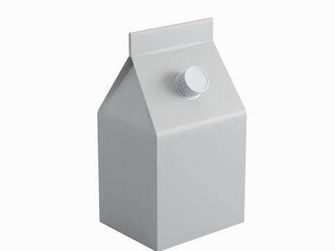 Packing Milk 02 3D Model