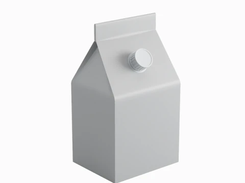 Embalaje de leche 02 Modelo 3D