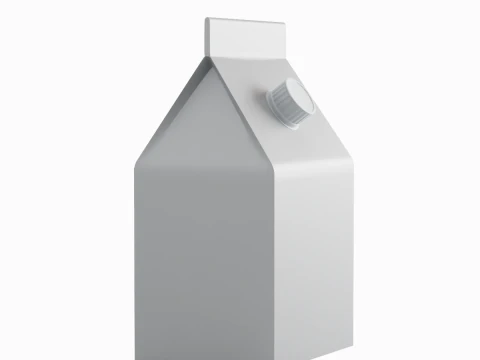 Packing Milk 02 3D Model