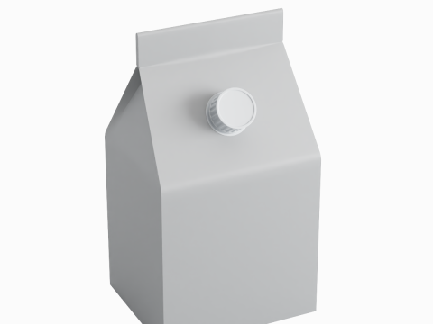 Packing Milk 02 3D Model