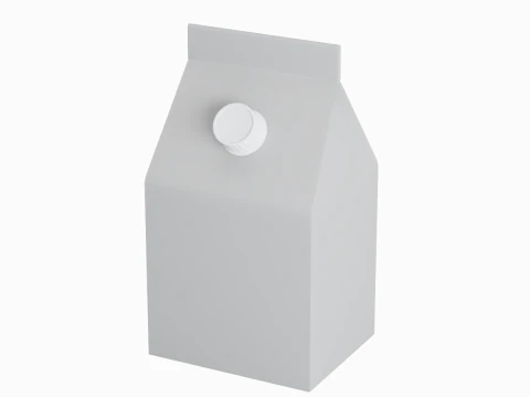 Packing Milk 02 3D Model