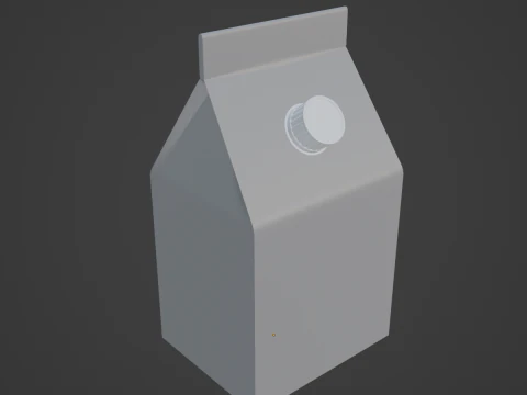 Packing Milk 02 3D Model