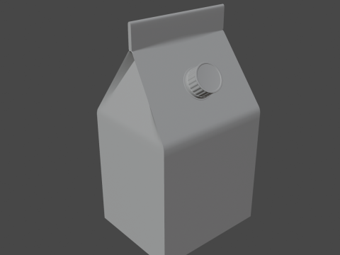 Packing Milk 02 3D Model