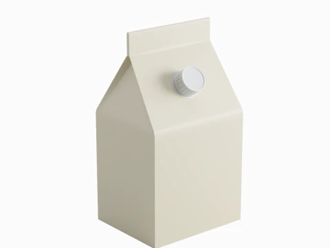 포장 우유 03 3D 모델