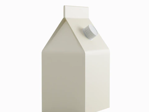 Packing Milk 03 3D Model