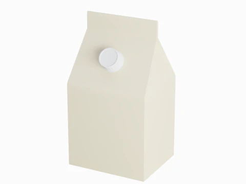 Packing Milk 03 3D Model