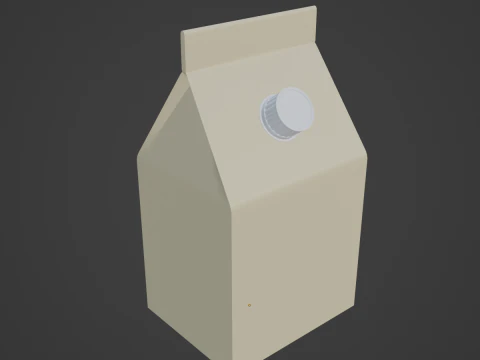 Packing Milk 03 3D Model