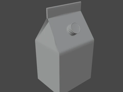 Packing Milk 03 3D Model