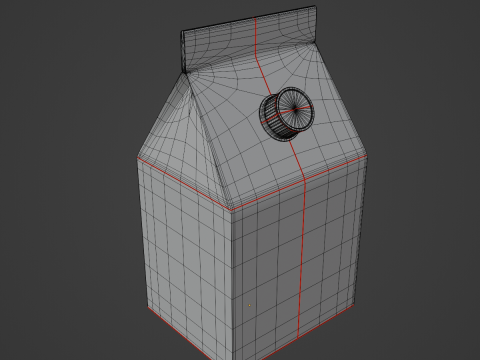 Packing Milk 03 Modelo 3D